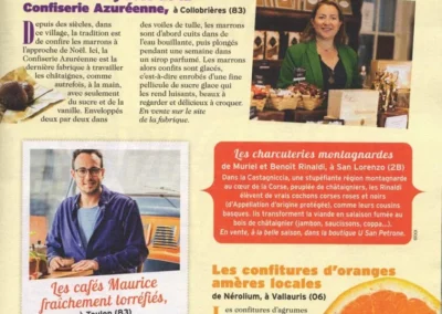 Cafés Maurice fraîchement torréfiés Cuisine actuelle juillet 2022 Cafés Maurice Toulon 83