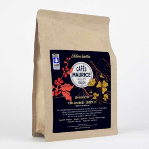 Paquet de 250g Café Colombie Sudus grand cru 100% arabica Cafés Maurice