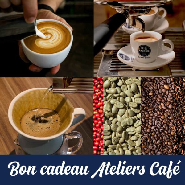 Bon cadeau ateliers Cafés Maurice torréfacteur Toulon Sanary 83